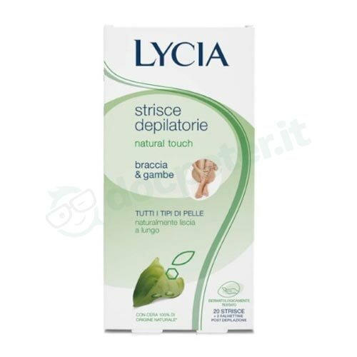 Lycia 20 strisce braccia e gambe naturale 12 pezzi