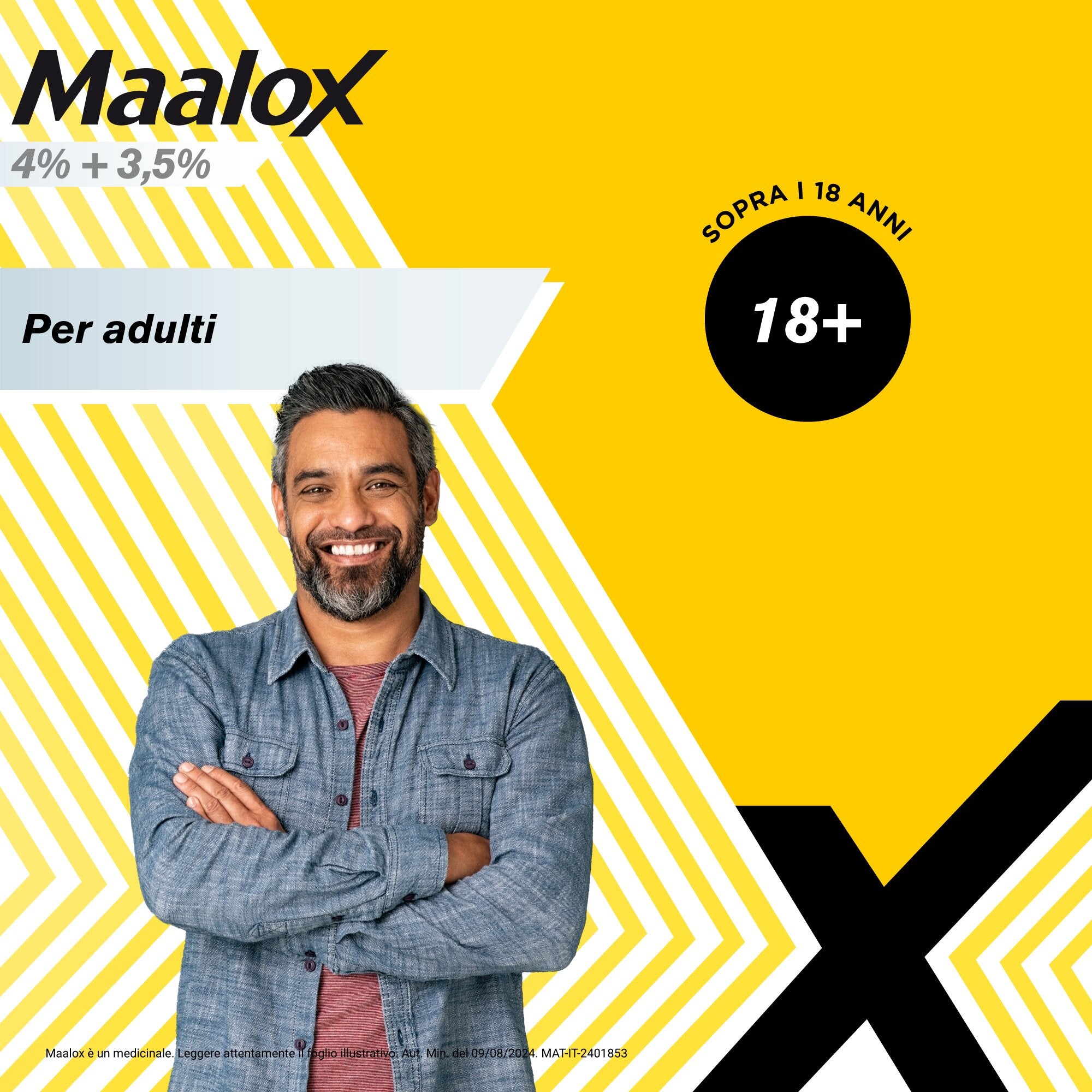 Maalox 400+400 Sospensione Orale Contro Acidità di Stomaco Occasionale 250 ml