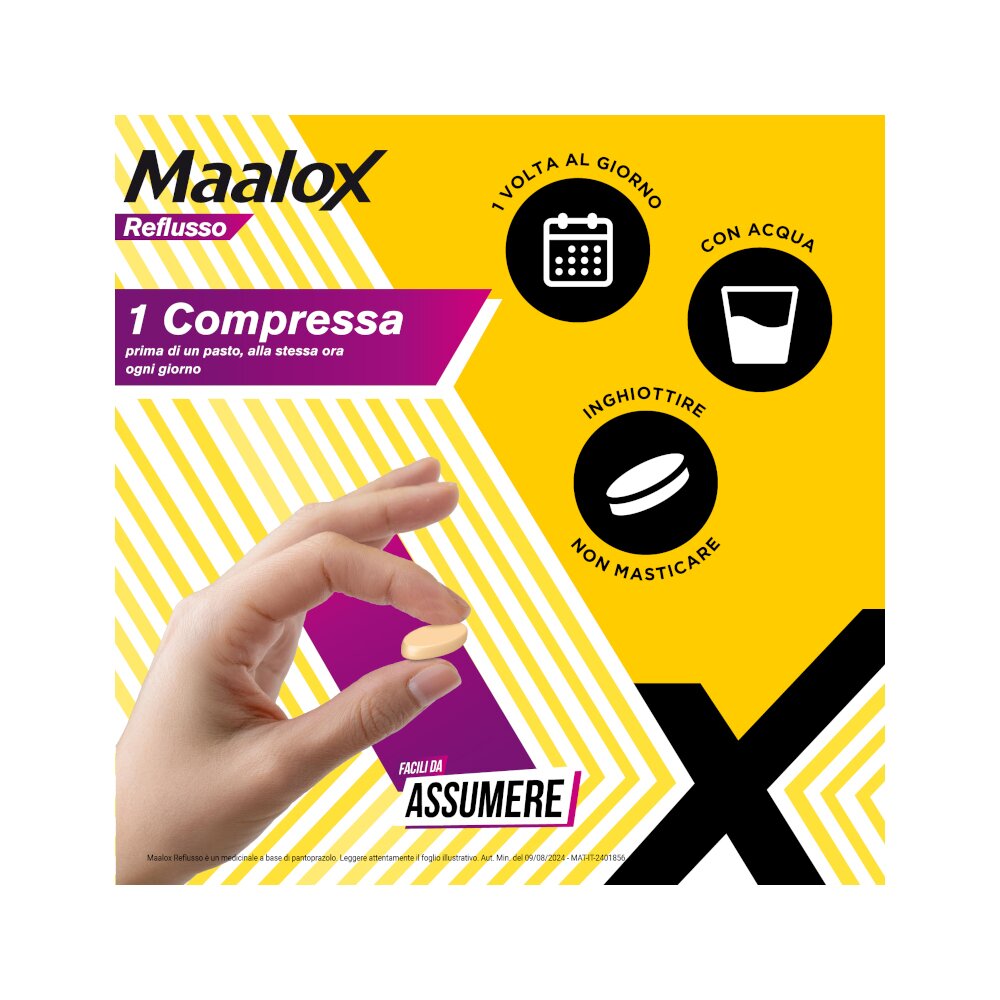 Maalox Reflusso 20 mg Pantoprazolo 14 Compresse