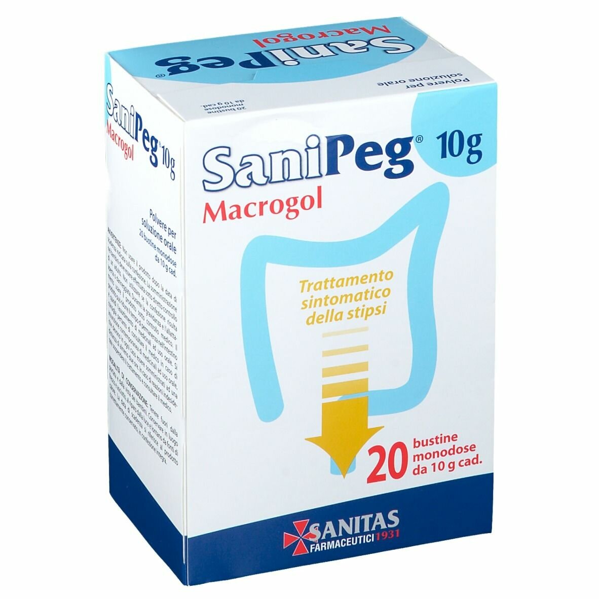 Sanipeg per stipsi 20 bustine da 10 g
