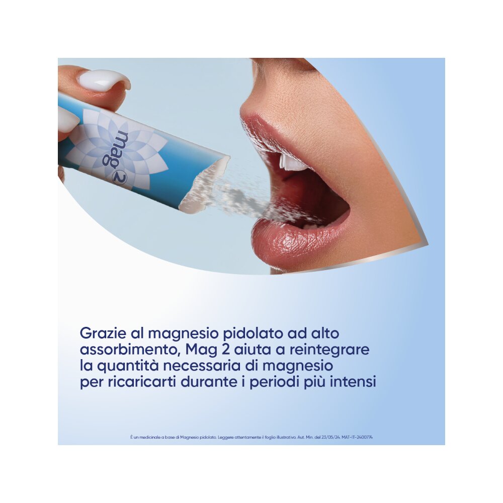 Mag2 Stickpack 1,5 g/10 ml Magnesio Pidolato 20 Bustine
