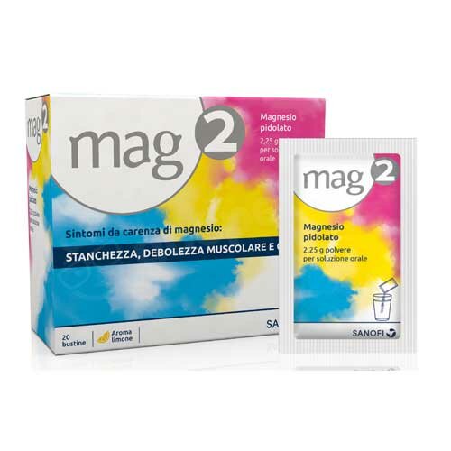 Mag 2 per Carenza di Magnesio 20 bustine