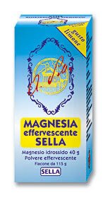 Magnesia effervescente (sella) orale polvere effervescenti 115 g limone