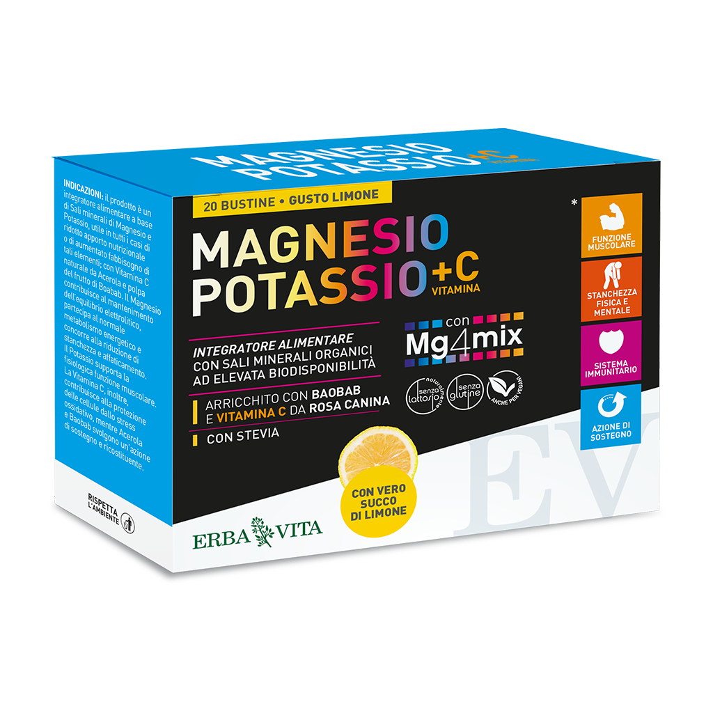 Magnesio e potass +vit c lim