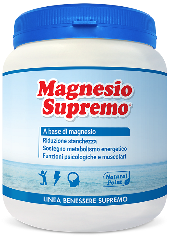 Magnesio Supremo Natural Point Contro Stanchezza e Stress 300 g