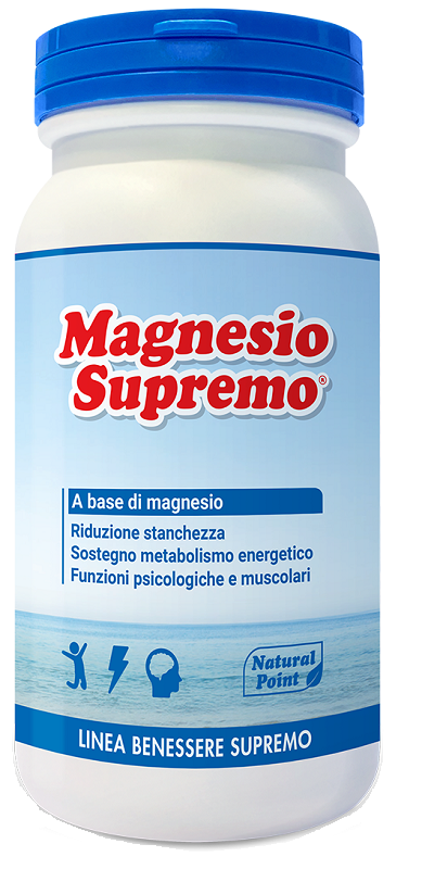 Magnesio Supremo Natural Point Integratore Stanchezza e Stress 150 Gr