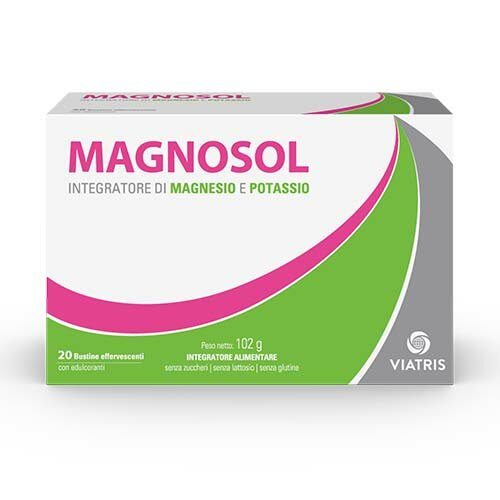 Magnosol Integratore Magnesio e Potassio 20 bustine effervescenti