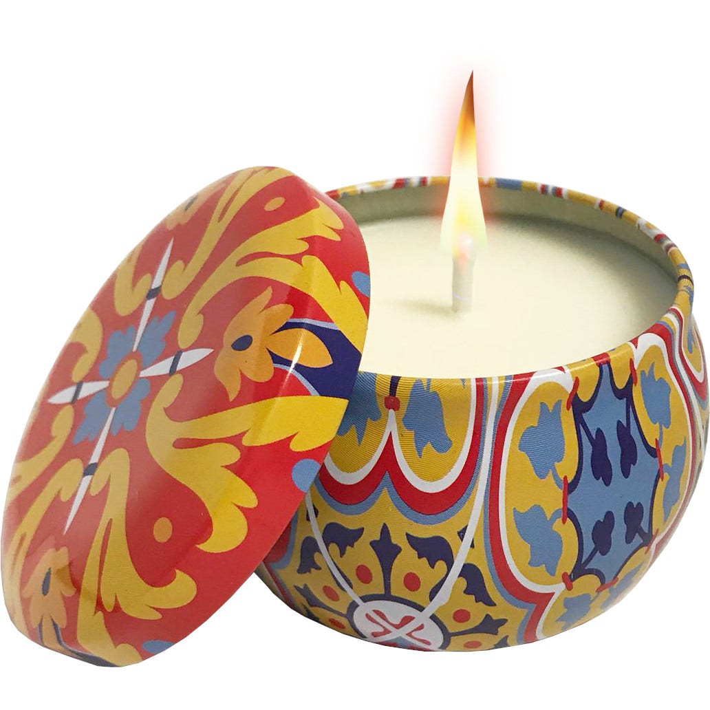 Maioliche candela dark yellow