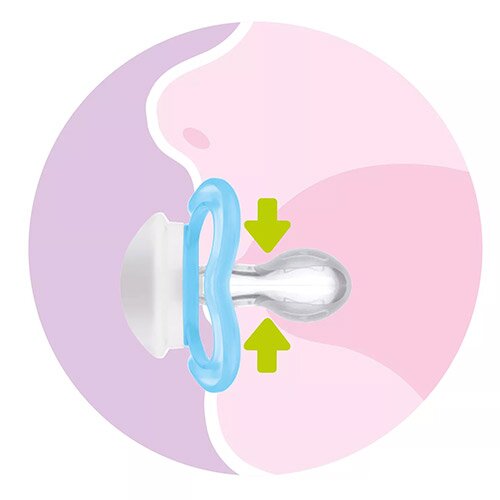 Mam Air Succhietto 16+ Mesi Silicone Maschio 2 Pezzi