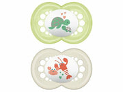 MAM Original Succhietto 6M+ Silicone Doppio Neutro