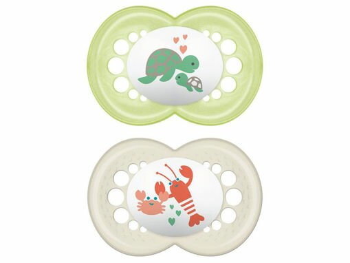 MAM Original Succhietto 6M+ Silicone Doppio Neutro