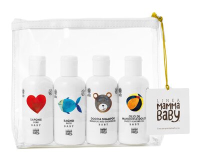Mammababy pochette cosmos natural 4 flaconi 100 ml