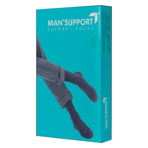 Man'Support Cotone 18 Gambaletto 18 Mmhg Colore Nero Taglia 4