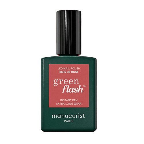 Manucurist Semi-Permanent Led Green Flash Bois Rose 15 ml