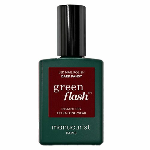 Manucurist Semi-Permanent Led Green Flash Dark Pansy 15 ml