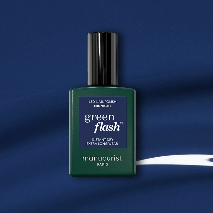 Manucurist Semi-Permanent Led Green Flash Midnight 15 ml
