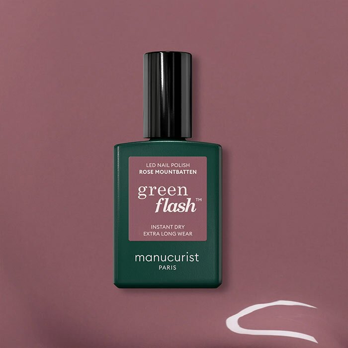 Manucurist Semi-Permanent Led Green Flash Rose Mountbatten 15 ml