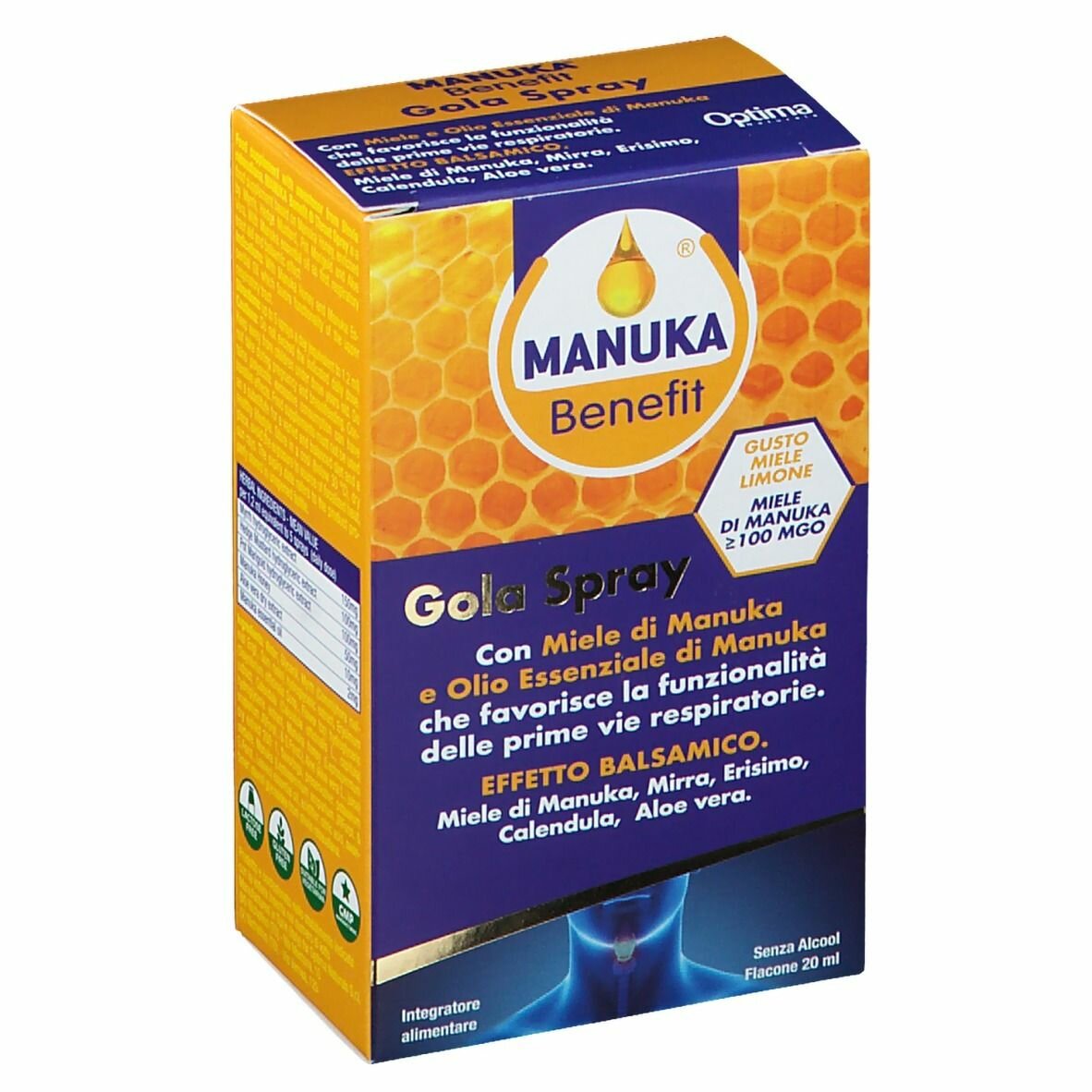 Manuka benefit gola spray 20 ml