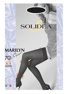 Marilyn 70 opaco calza autoreggente moka 1
