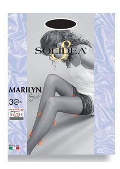 Marilyn 70 sheer calza autoreggente moka 2 m