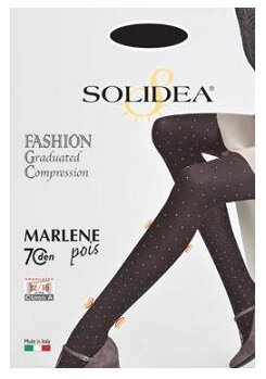Marlene pois 70 collant opaco fantasia mosto 3-ml