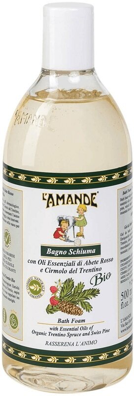 Marseille bagno schiuma 500 ml abete rosso cirmolo trentino bio