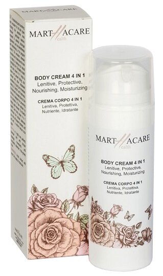 Martha health care crema corpo 4 in 1 lenitiva protettiva nutriente idratante 150 ml