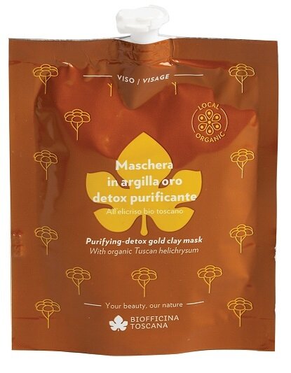 Maschera argilla oro detox purificante 30 g