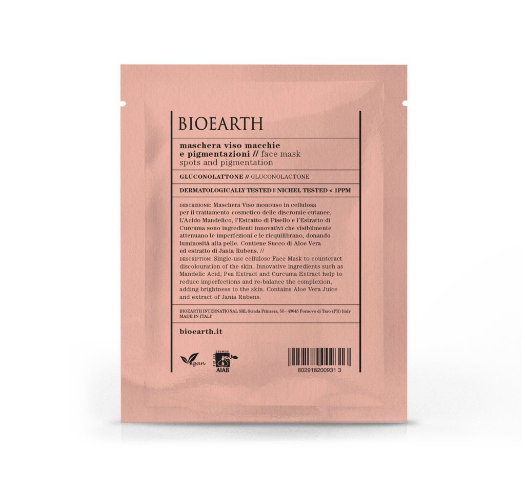 Maschera viso macchie/pigm glucosio