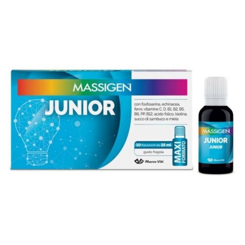 Massigen junior 10 flaconi da 25 ml