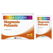 Massigen magnesio potassio 24 bustine + 6 bustine