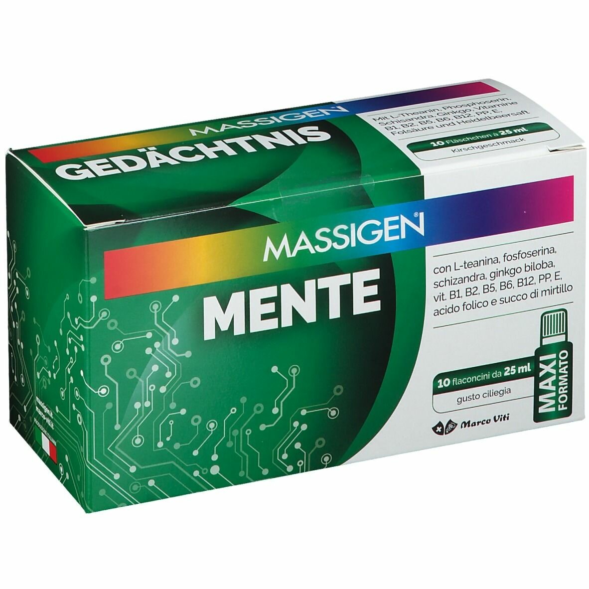 Massigen mente 10 flaconi da 25 ml