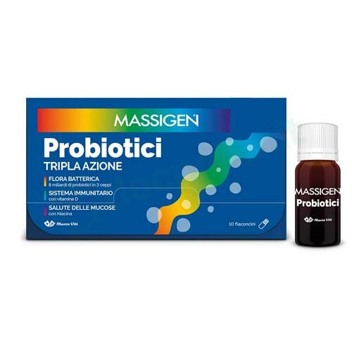 Massigen probiotici 10 flaconcini da 8ml