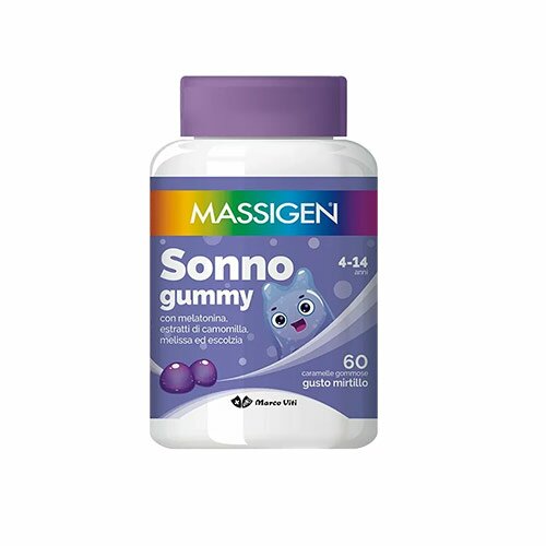 Massigen Sonno Gummy Coadiuvante Sonno Bambini 60 Caramelle