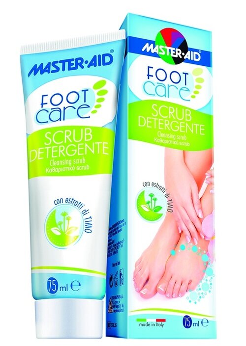 Master-aid footcare detergente scrub per piedi 75 ml l4