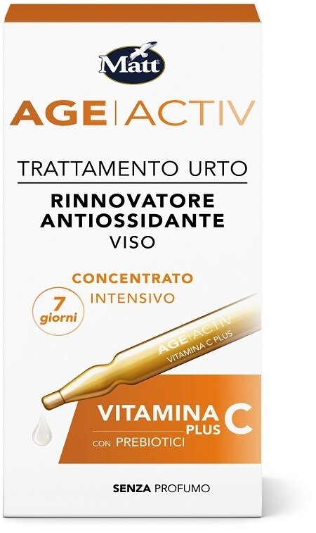 Matt age activ trattamento urto rinnovatore antiossidante vitamina c fiale da 2 ml