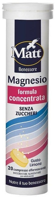 Matt benessere magnesio 20 compresse effervescenti