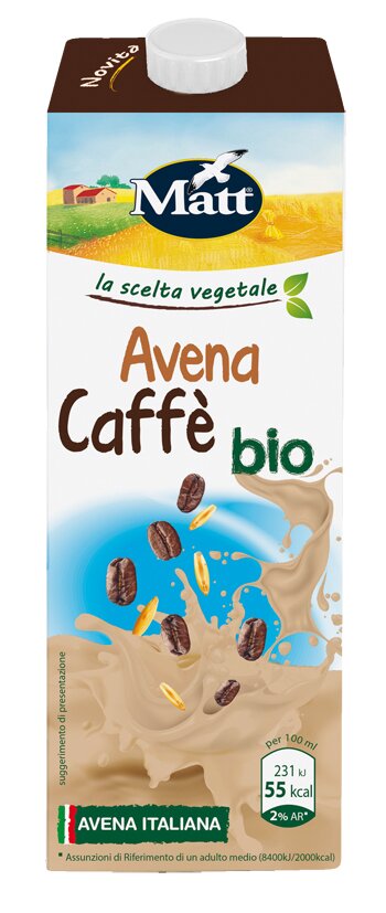 Matt bevanda avena/caffe' bio 1 litro