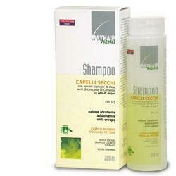 Maxhair vegetal shampoo capelli secchi 200 ml