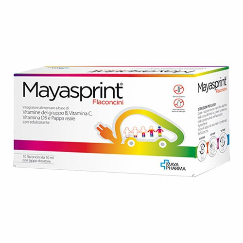 Mayasprint Integratore Vitaminico Energetico 10 Flaconcini