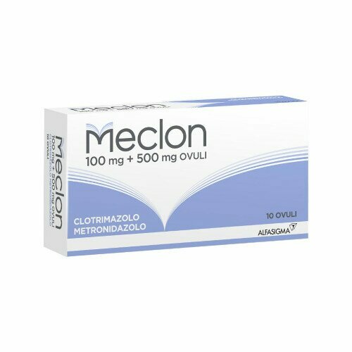 Meclon Ovuli vaginali 100 mg + 500 mg Metronidazolo