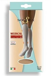 Medical anti embolism knee high bianco m