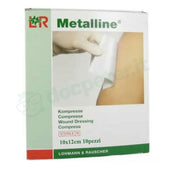 Medicazione mettalline garza in tnt alluminizzato 10x12cm 10pezzi