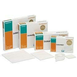 Medicazione sterile in fibre di cellulosa etilsolfonata gelificante durafiber 5x5cm 10 pezzi