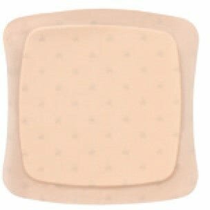 Medicazione sterile in schiuma di poliuretano idrocellulareaquacel ag foam adesiva assorbente 10x10 cm 10 pezzi