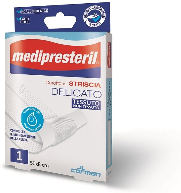 Medipresteril cerotto estensibile 1 striscia 50 x 8 cm