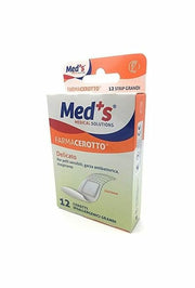 Meds cerotto strips delicato tessuto non tessuto 12 pezzi