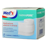 Meds pore medicazione autoadesiva in tessuto non tessuto m 1x10 cm