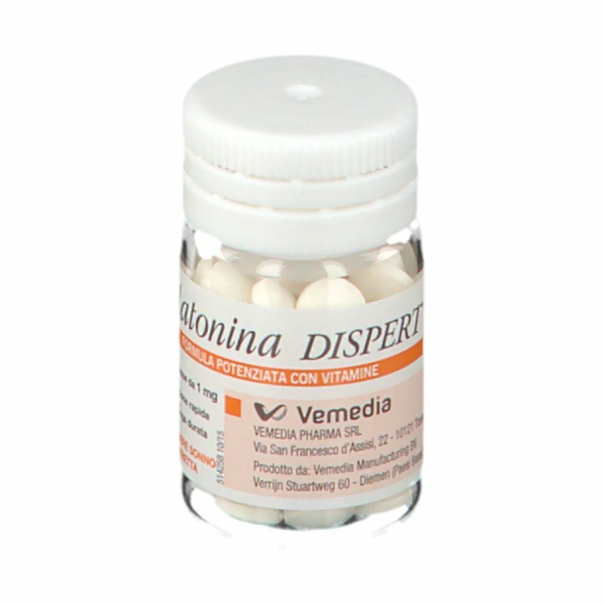 Melatonina dispert 1mg di melatonina 60 compresse