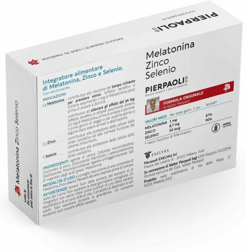 Melatonina Zinco Selenio Pierpaoli® 60 compresse